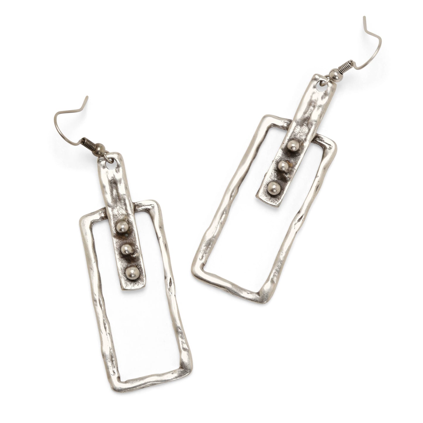 Chanour - Handmade Pewter Earrings - KU123