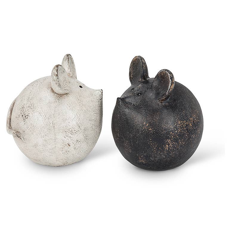 Abbott - Small Ball Mouse-Antique Black/Wht-2Asst