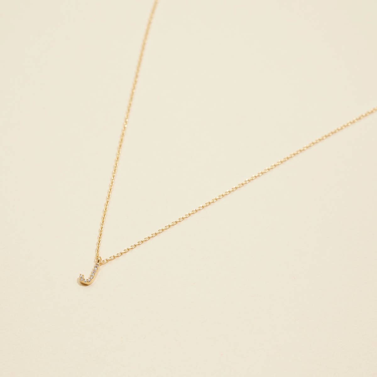 Lilla Haven - 12 Pack of Cubic Zirconia Initial Gold Dipped Necklaces: White Gold Assorted / One / 4DN18021