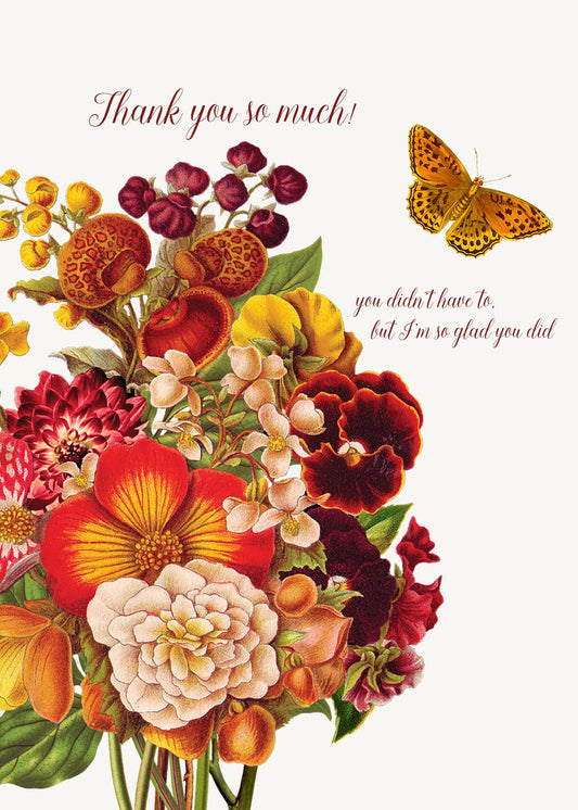 P. Flynn Design / Phun House - Thank you so much • A-2 Greeting Card