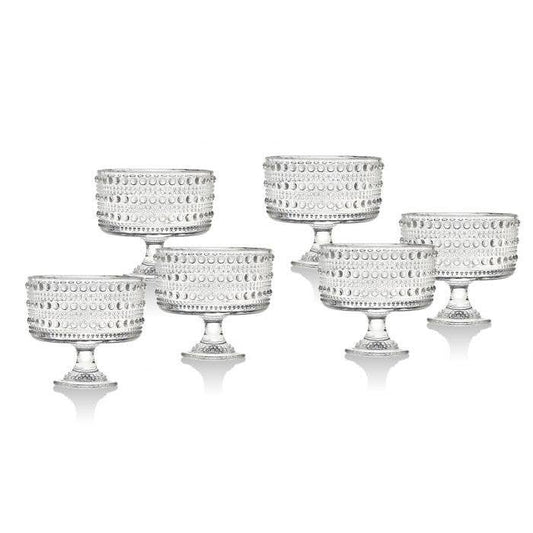 Godinger - Set of Six Godinger Lumina Tasters - Appetizer Serve: Non Leaded Crystal