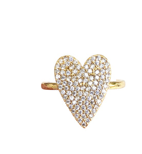 Gemelli - Medium Heart Ring