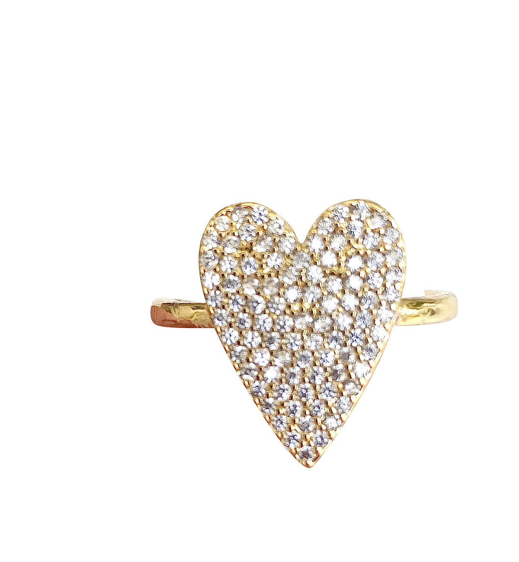 Gemelli - Medium Heart Ring