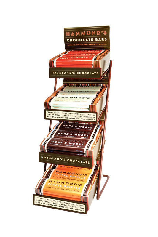 Hammond's Candies - Countertop Bar Rack Display