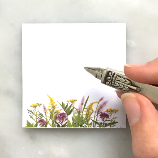 Bottle Branch - Sticky Notes - Wildflowers Of Summer