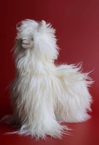 Inspired Peru - White Alpaca Stuffed Animal