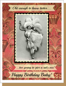 Ümlaut Brooklyn - Rat's Ass Birthday Greeting Card