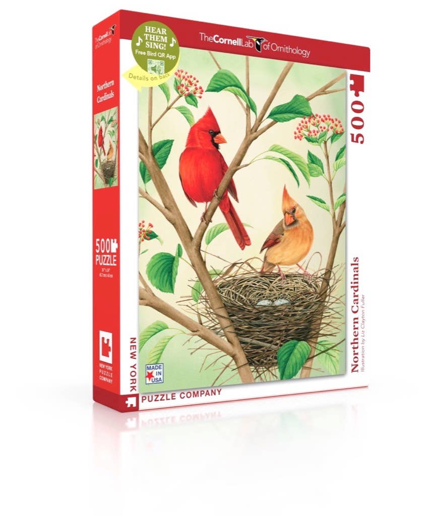 New York Puzzle Company - Northern Cardinals Puzzle