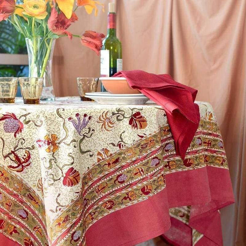 Fleurs Des Indes Multi Tablecloth 71" x 106"