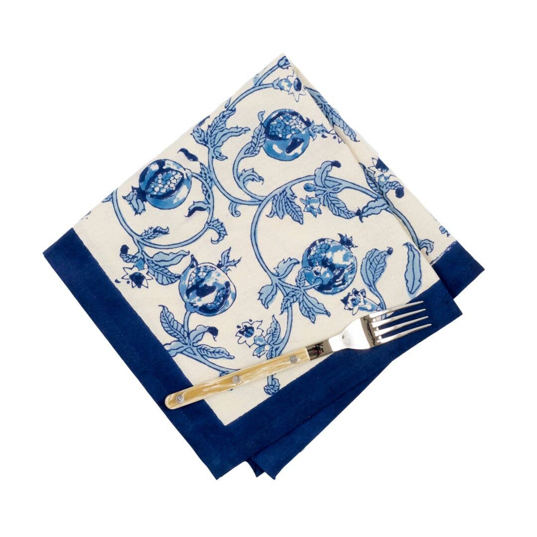 Couleur Nature - Granada Blue Napkins - Set of 6