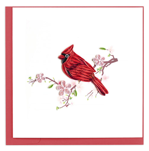 Quilling Card - Cardinal