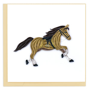 Quilling Card - Horse