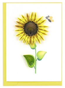 Quilling Card - Sunflower