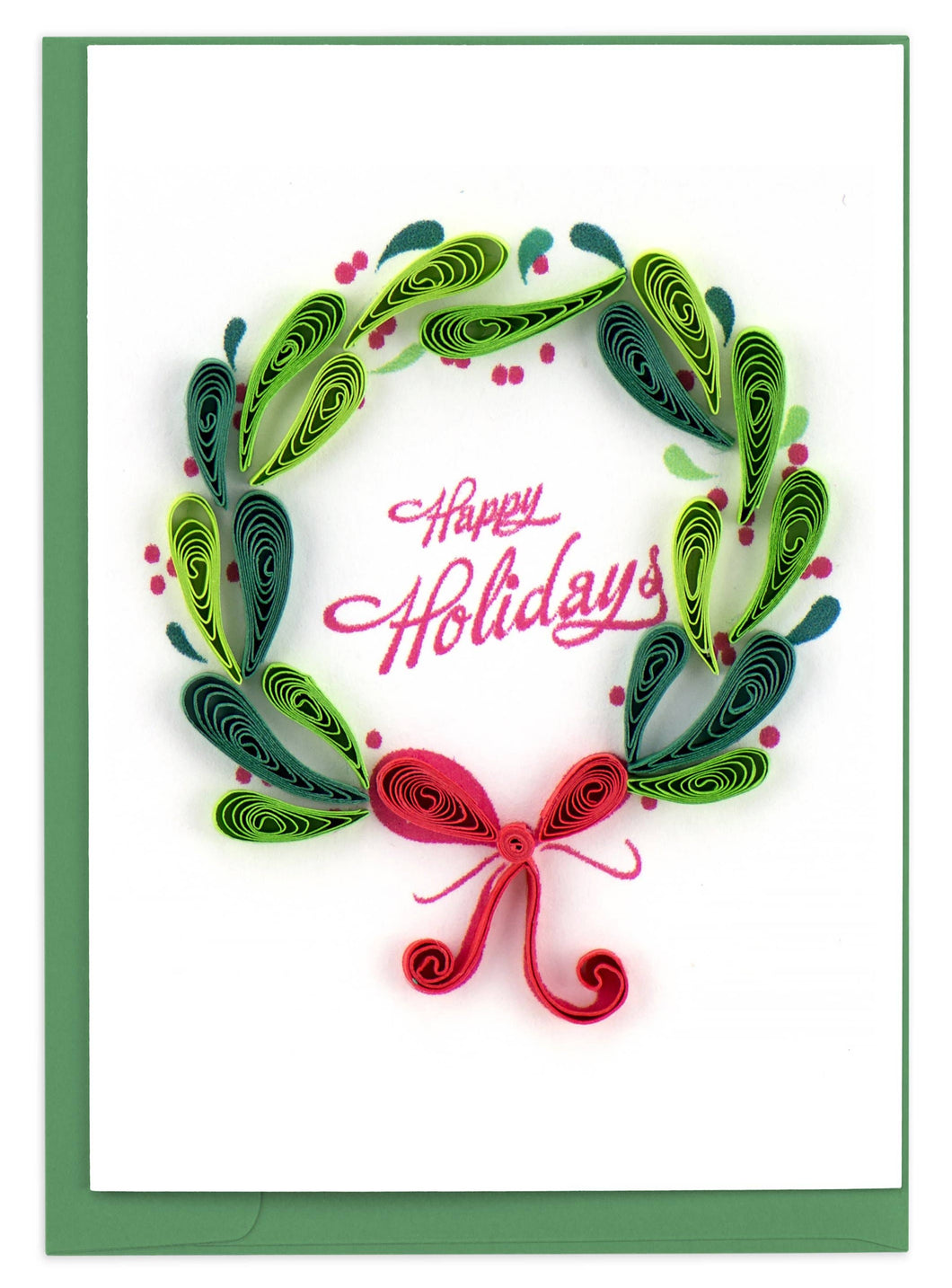 Quilling Card - Holiday Wreath