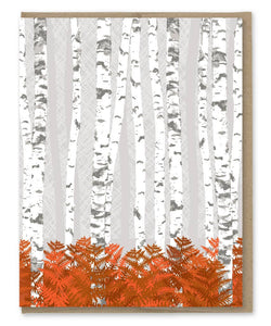 Birch Forest Blank Note Set