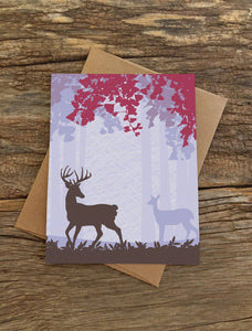 Deer Woods Blank Note Set