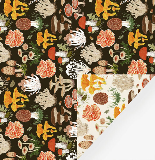 Botanica Paper Co. - MUSHROOMS | Double Sided Wrapping Paper