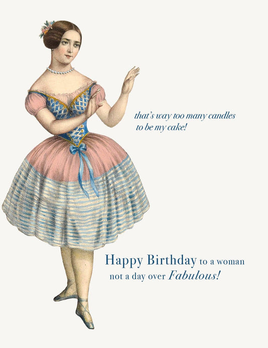 P. Flynn Design / Phun House - That's way too many candles • A-2 Greeting Card