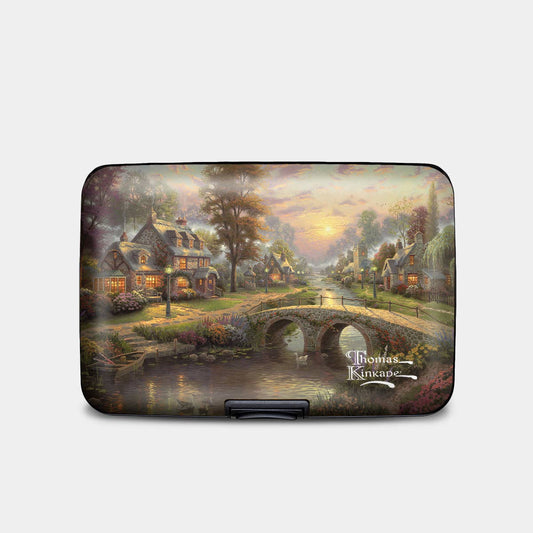 Monarque - Kinkade Sunset On Lamplight Lane - Armored Wallet