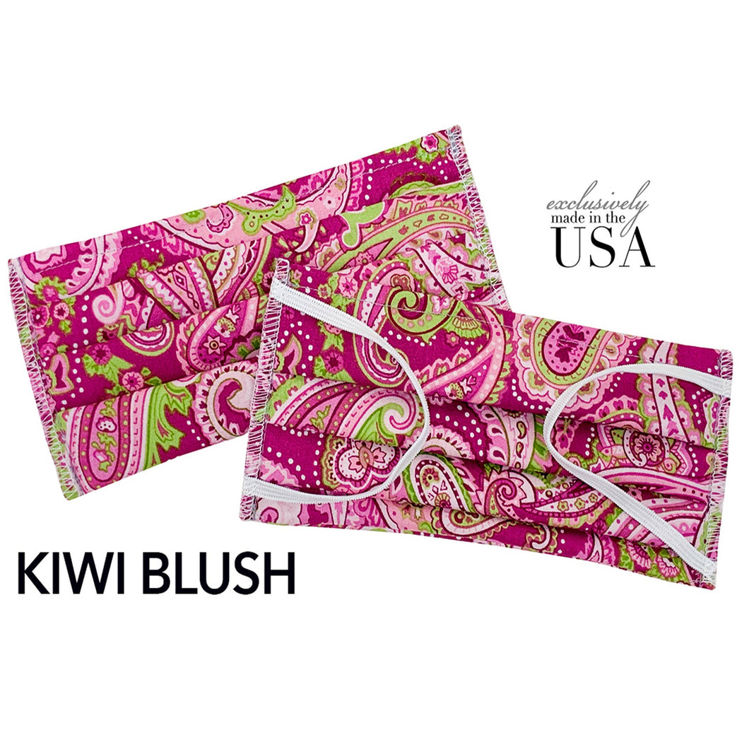 Snazzy and Co - Personal Face Mask - Kiwi Blush