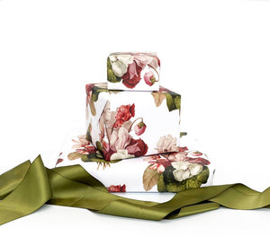 JOSIL Paperie - White Floral Gift Wrap