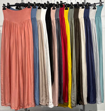 Load image into Gallery viewer, Dance in Paris - Solid Silk Pants: One Size / Guava