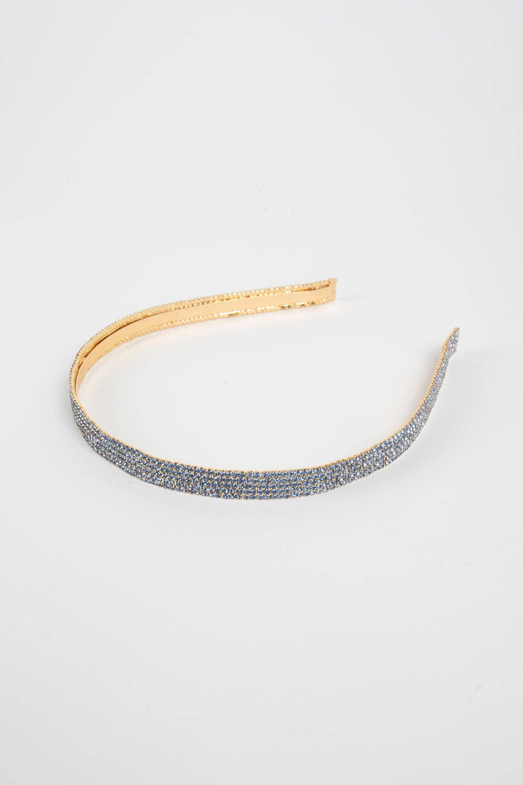 Violet & Brooks - Brooke Crystal Headband: Blue