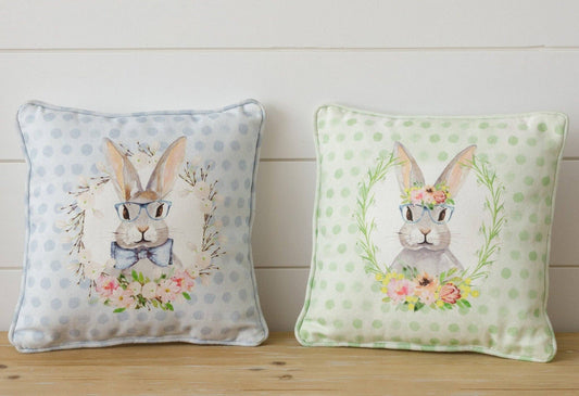 Audrey's - Mini Pillows - Bunny In Blooms (PK/2 AST)