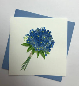 Poppin Cards and Gifts - Hydrangea Quilled Card