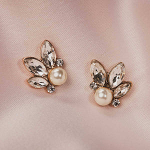 Lovett & Co - Leaf & Pearl Earring