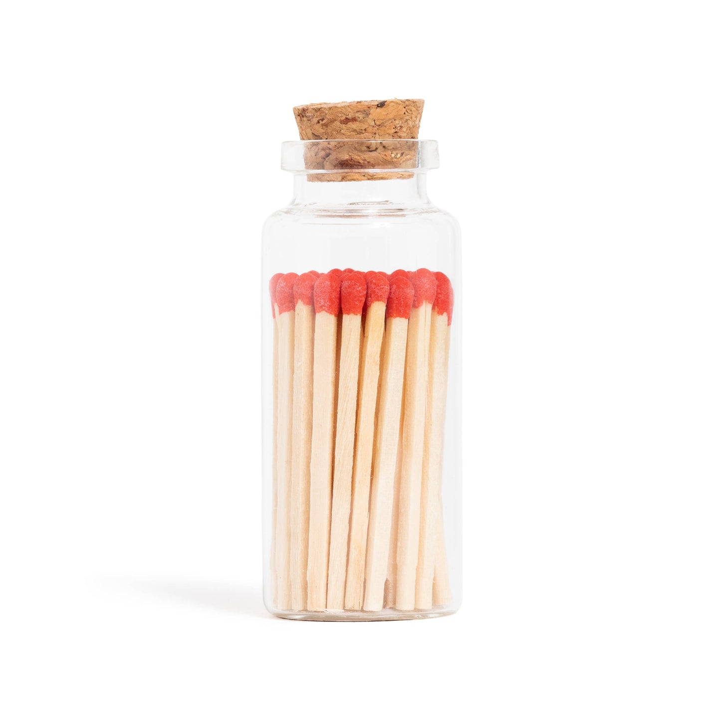 Enlighten the Occasion - Cherry Red Matches in Medium Corked Vial