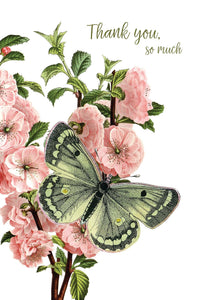 P. Flynn Design / Phun House - Thank You So Much (Butterfly) • 5x7 Greeting Card