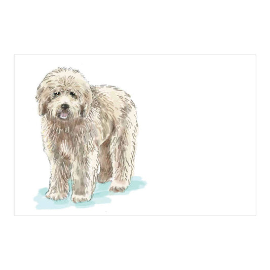 Donovan Designs - GOLDENDOODLE FOLDOVER NOTE CARDS