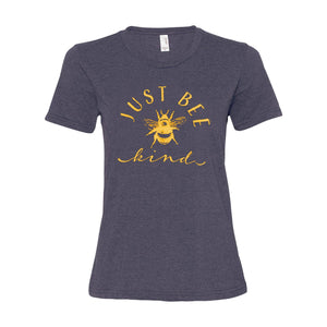 Col House Designs - Just Bee Kind T-Shirt, Heather Dark Grey