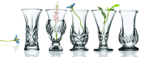Godinger - Set of Five Dublin Bud Vases