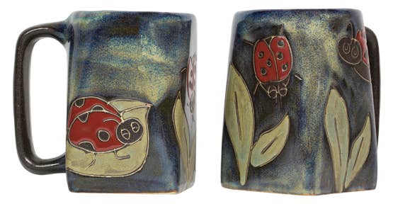 Galleyware - Mara Stoneware Lady Bug Square Mug