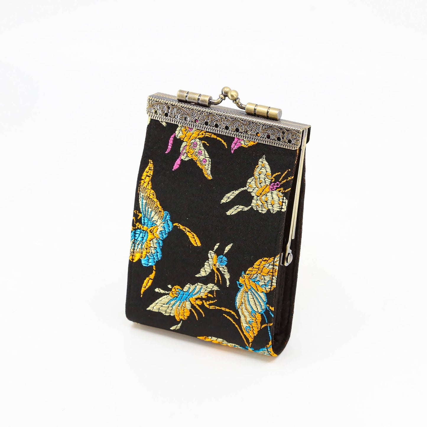 Cathayana - Black Butterfly Card Holder