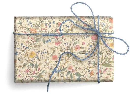 San Lorenzo Design - Florentine Wrapping Paper, Large Sheets 27.5 x 39 in.: Primavera
