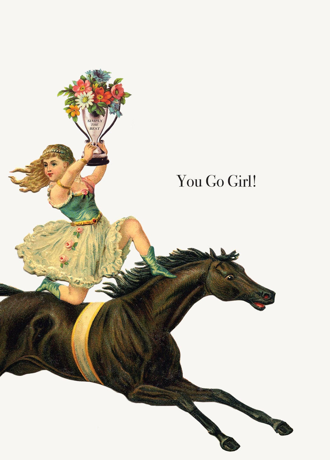 P. Flynn Design / Phun House - You Go Girl! • 5x7 Greeting Card