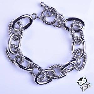 My Best Kept Jewelry - Silver Tone Link Bracelet