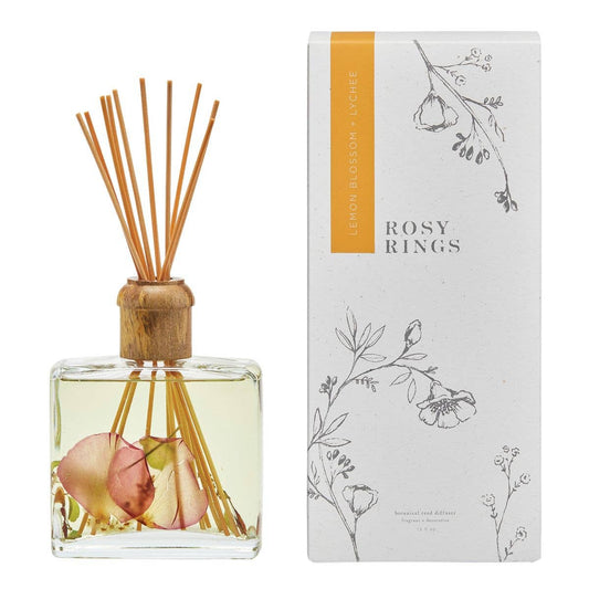 Rosy Rings - Lemon Blossom & Lychee Botanical Reed Diffuser