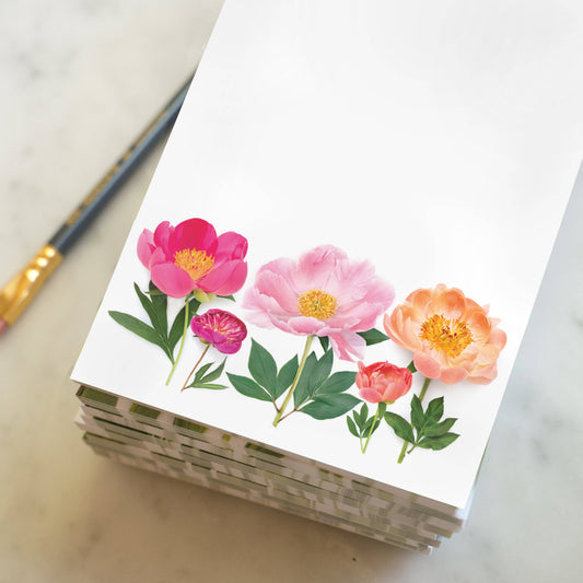 Bottle Branch - Notepad - Peony