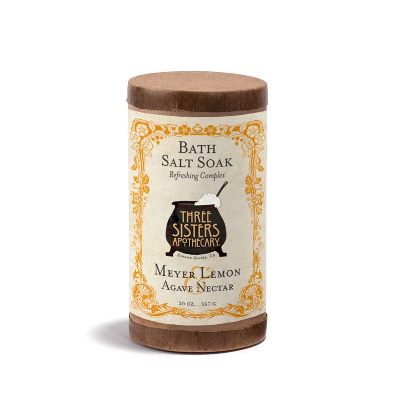 Three Sisters Apothecary - Bath Salt Soak Meyer Lemon & Agave