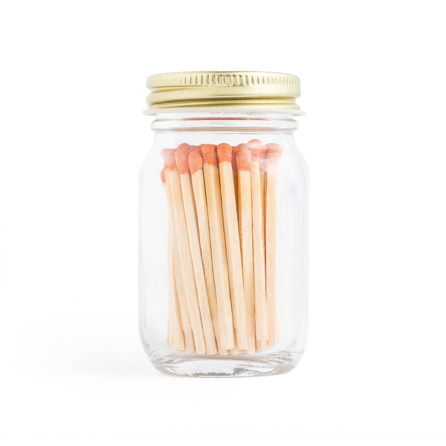 Enlighten the Occasion - Tangerine Matches in Mini Mason Jar