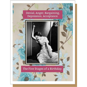 Ümlaut Brooklyn - The Five Stages of a Birthday
 Greeting Card