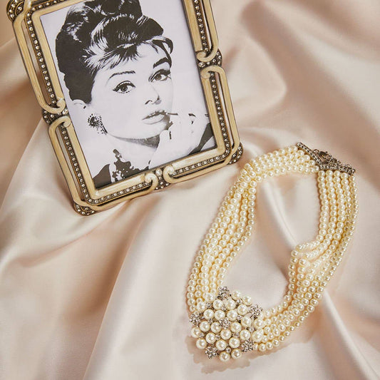 Lovett & Co - Audrey Hepburn Breakfast at Tiffany's Pearl Necklace