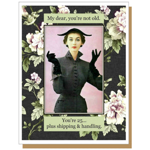 Ümlaut Brooklyn - Shipping & Handling - Female Birthday Greeting Card