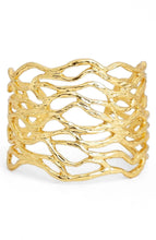 Load image into Gallery viewer, KARINE SULTAN - Openwork Cuff: Gold