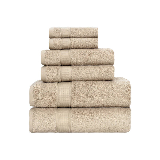 La Hammam - 6 Piece Towel Set- 2 Bath Towels, 2 Hand Towels, 2 Washcloth