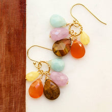 Load image into Gallery viewer, a.v. max - Semi Precious Cluster Earrings: Spice